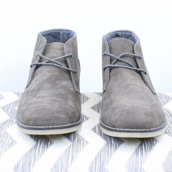 Mens "Andre" Casual Suede Leather Chukka Boots - Picture 4 of 6